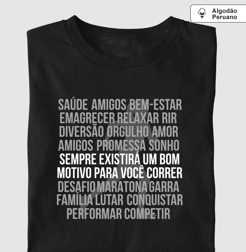 Sempre existirá um motivo para correr