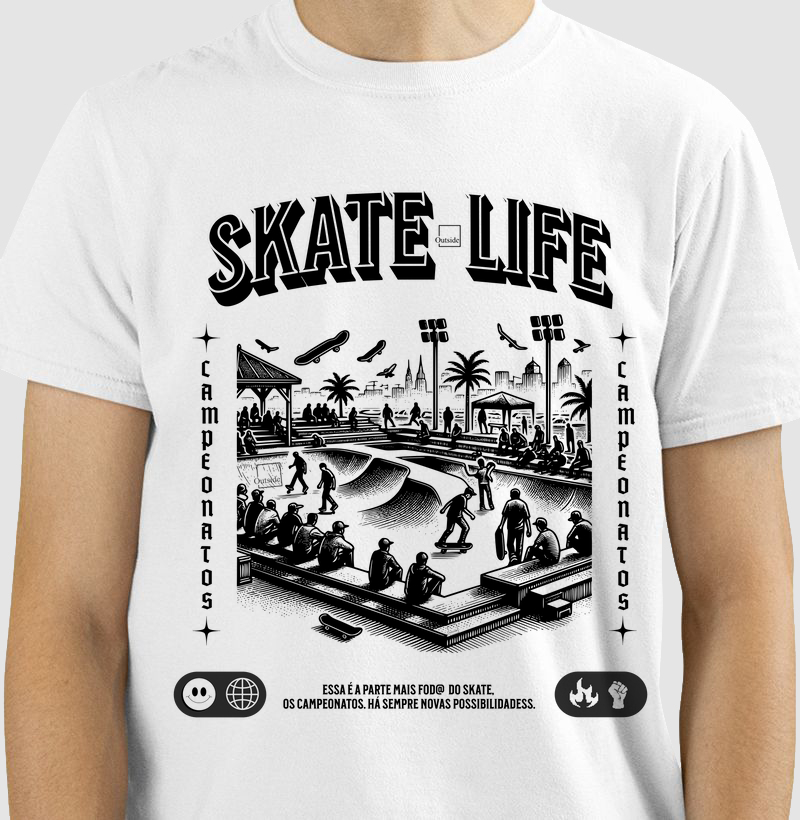 Camiseta - Skate Life
