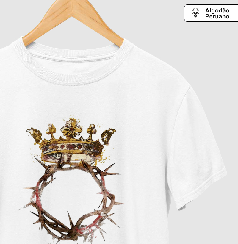 Camiseta Coroa e Coroa de Espinhos 