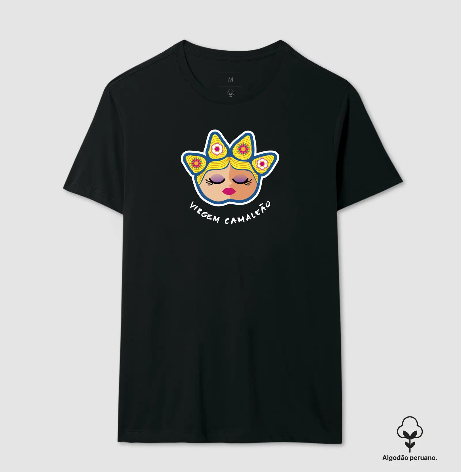 Camiseta Premium Masculina Camaleão Signos - Virgem - Algodão Pima