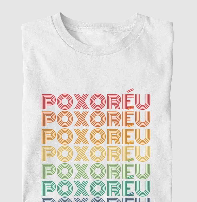 Poxoréu Letreiro Retrô