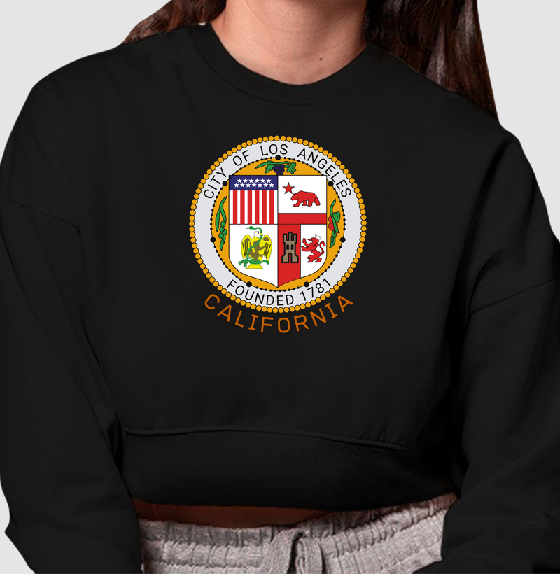 Moletom Cropped California