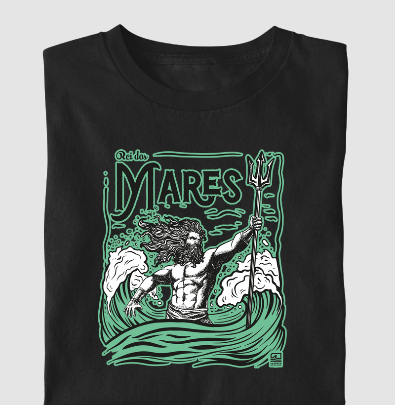 "Rei dos Mares" Estampa Verde