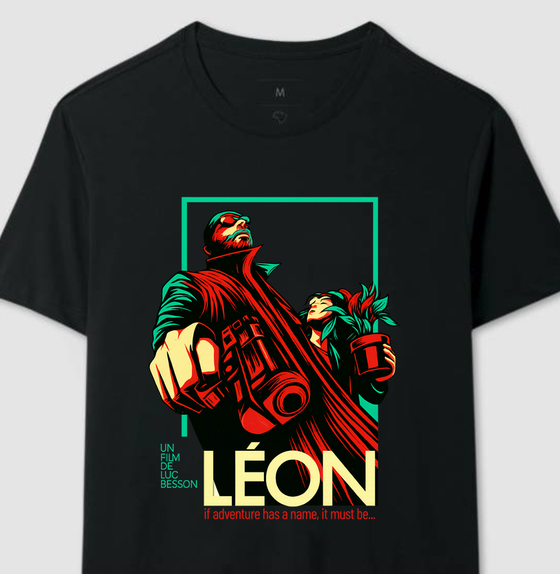Léon: O Profissional – Arte Retrô Inspirada no Filme Clássico