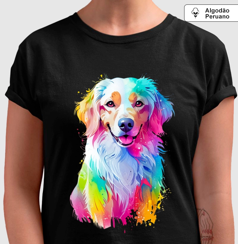 Camiseta Algodão Peruano Alegria Canina
