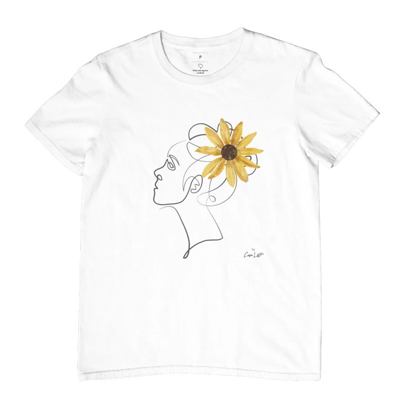 Camiseta Mulher Girassol cl320