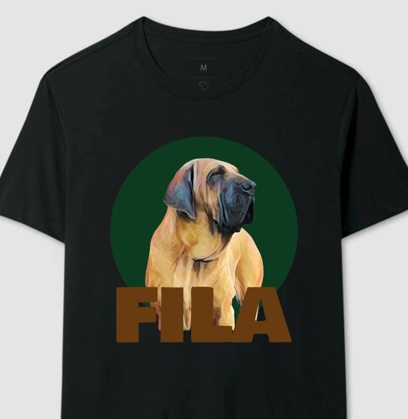 Camiseta raça Fila Brasileiro