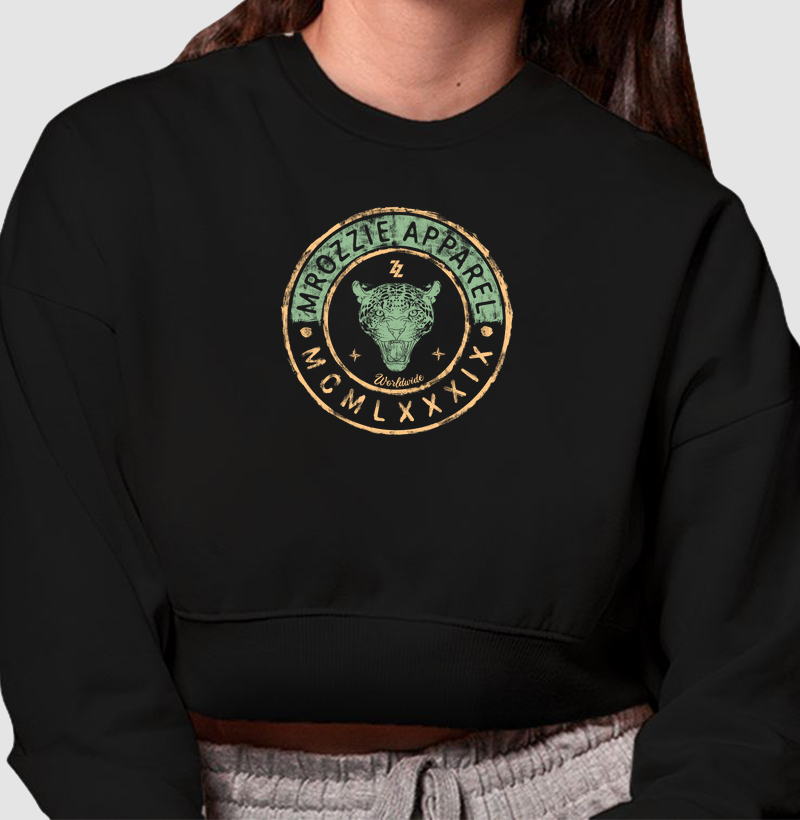 Jaguar Moletom Cropped
