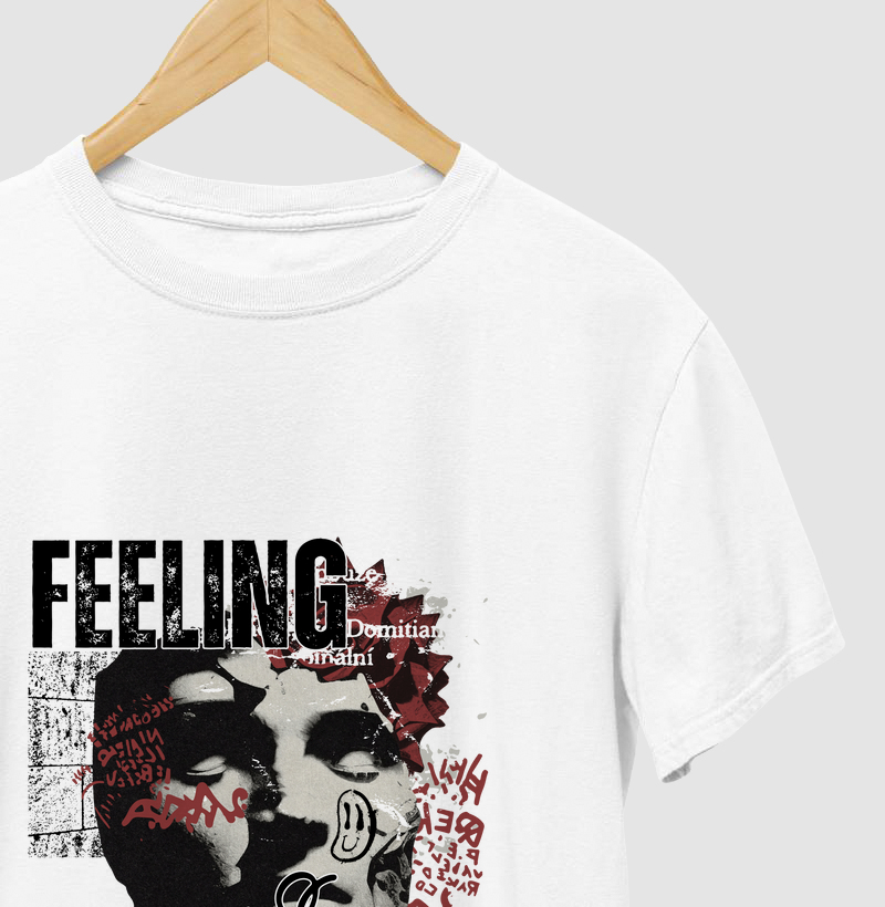 Camiseta sentimento (feeling)