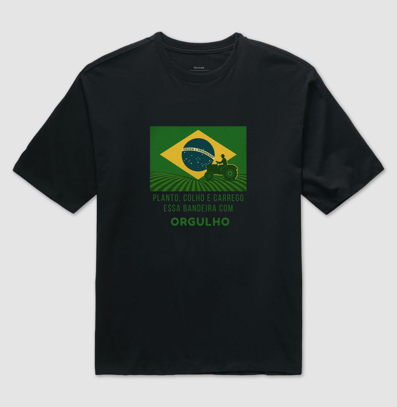 Planto, colho e carrego essa bandeira com orgulho