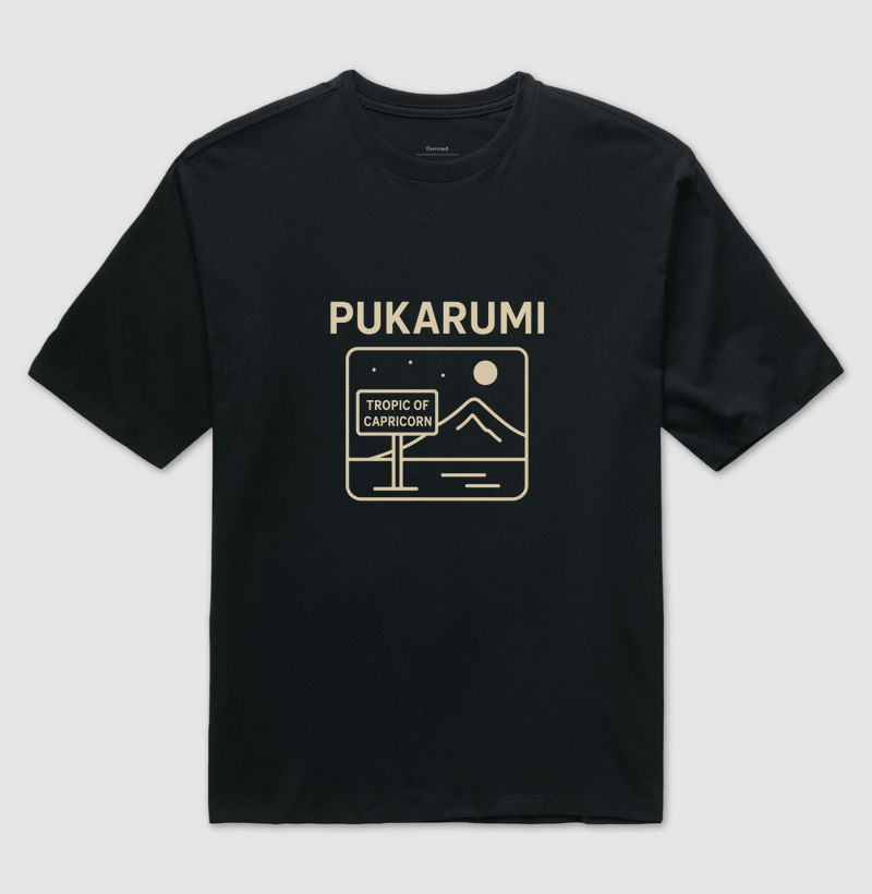 Camiseta Oversized Capricorn Pukarumi