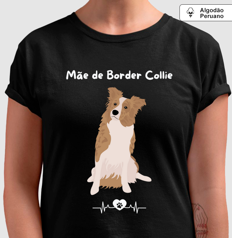 Mãe de border collie