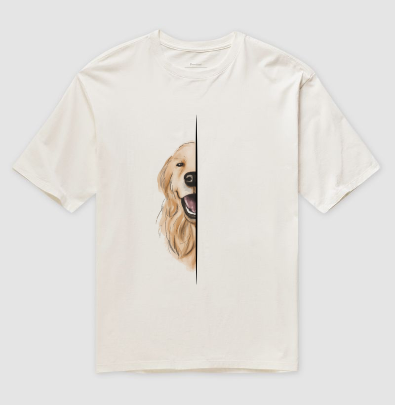 Camiseta Oversized Golden Vibes