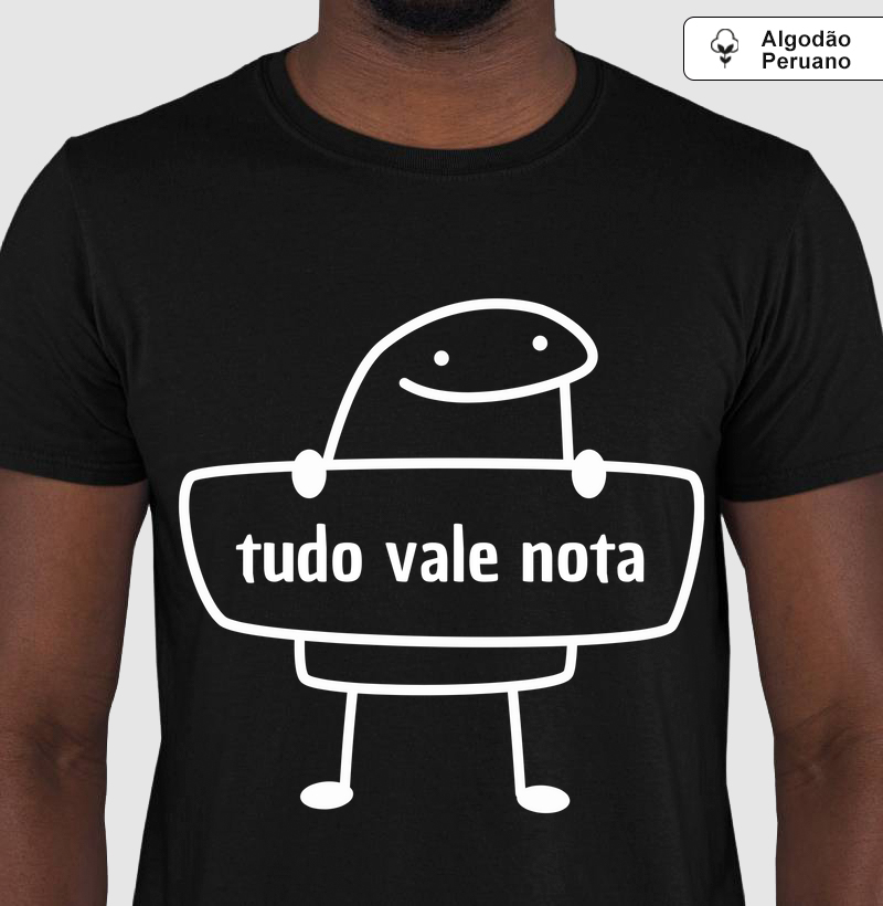 Práxis Camiseta Algodão Peruano Flork - tudo vale nota - 