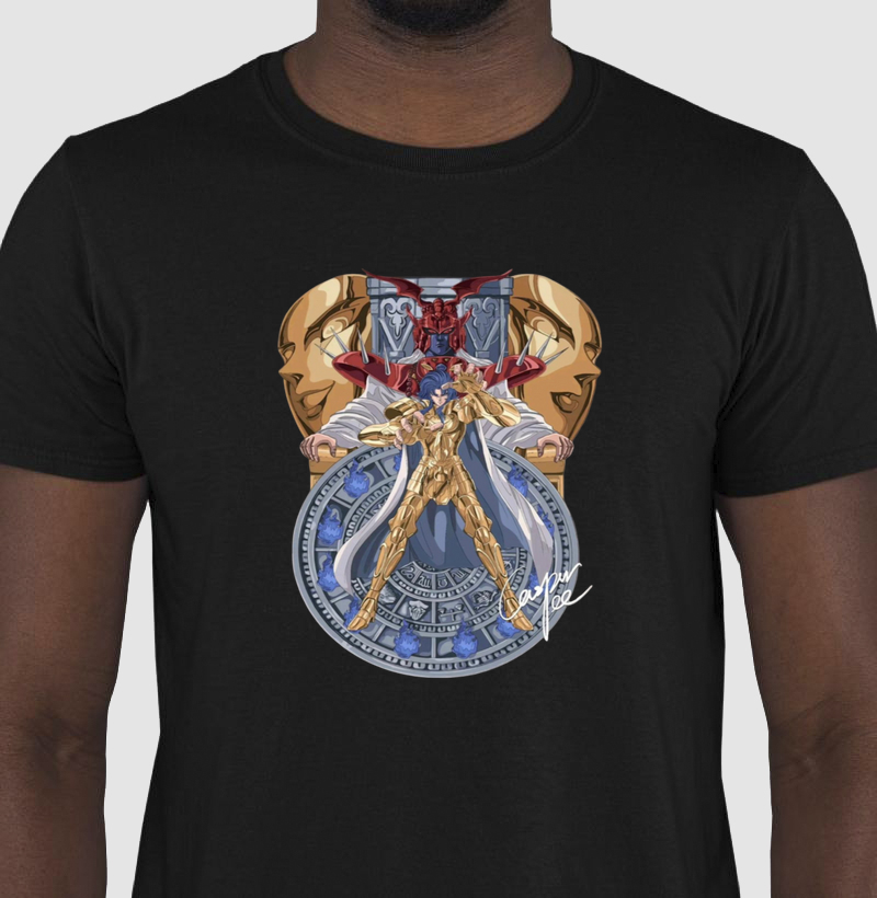Camiseta Cavaleiro de Ouro Gemeos