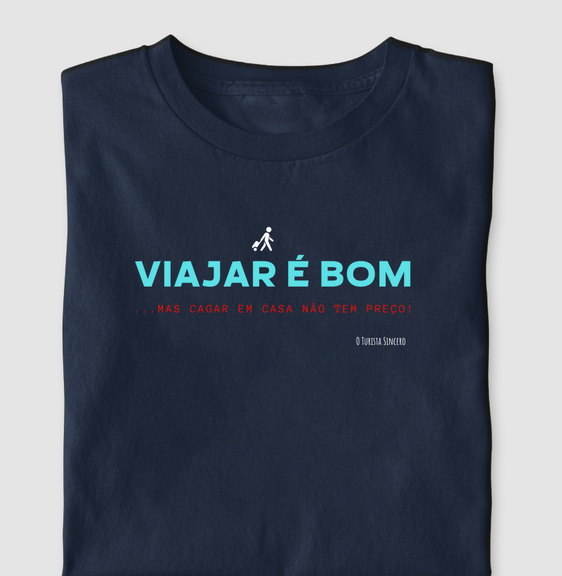Viajar é bom, mas cagar em casa não tem preço