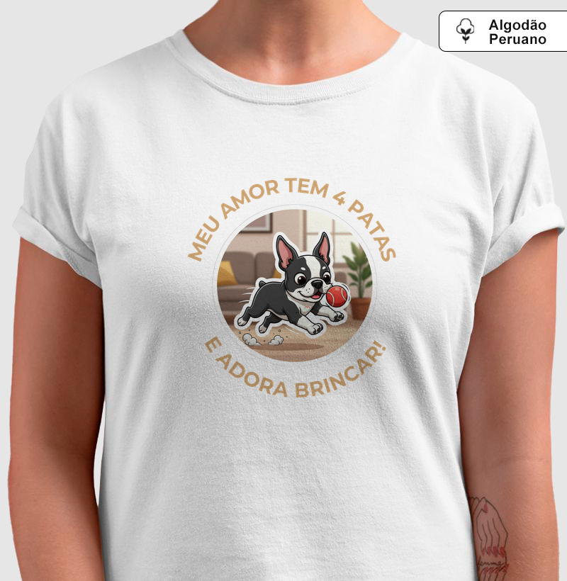 AMOR BOSTON TERRIER - Malha Peruana 