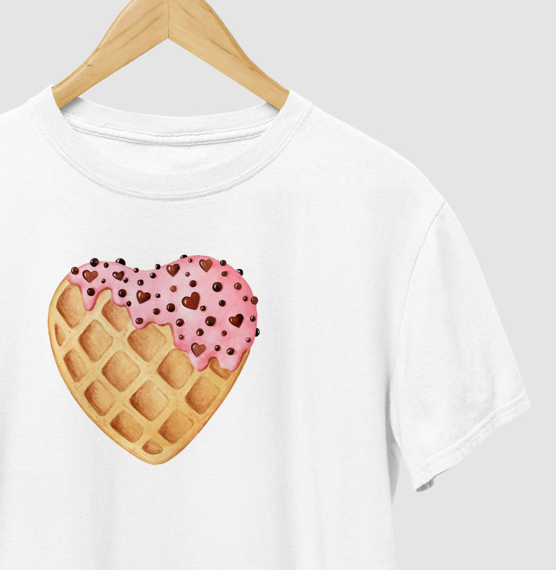 T-shirt coração doce