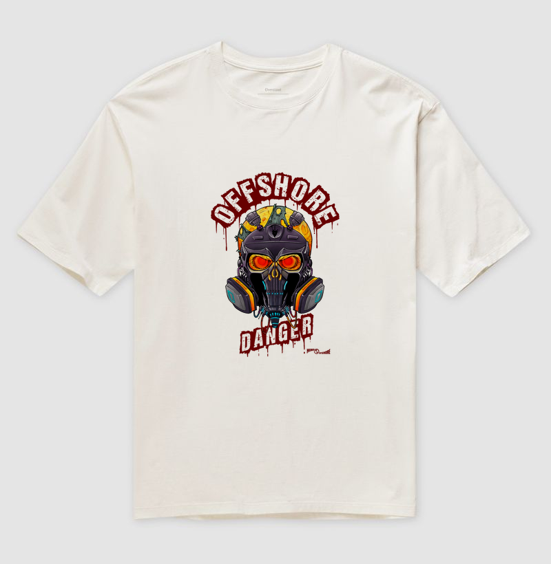 Camiseta Unissex 100% Algodão - Offshore Danger | Collab MundOffshore
