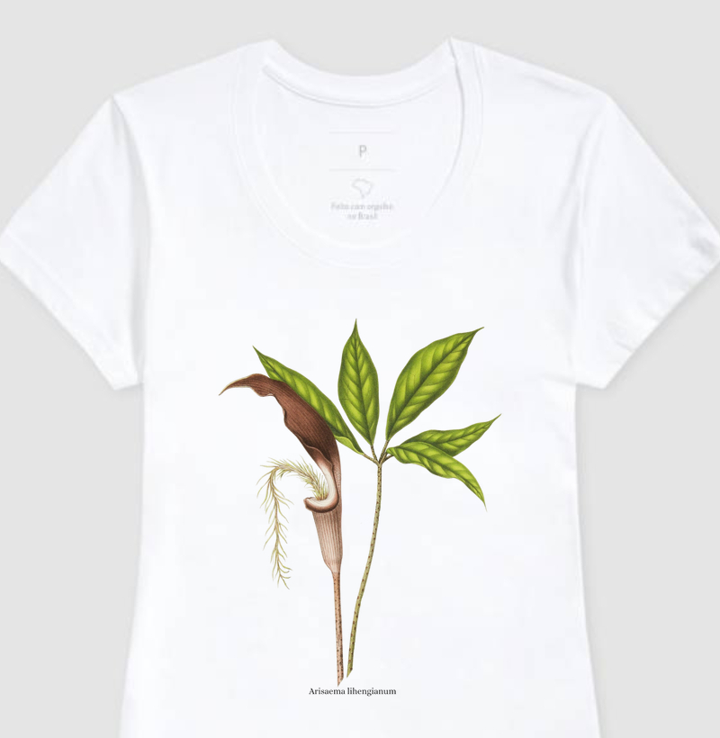 Camiseta Feminina Baby Long Arisaema lihengianum