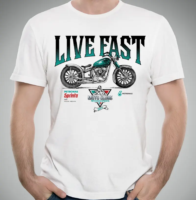 Camiseta Live Fast