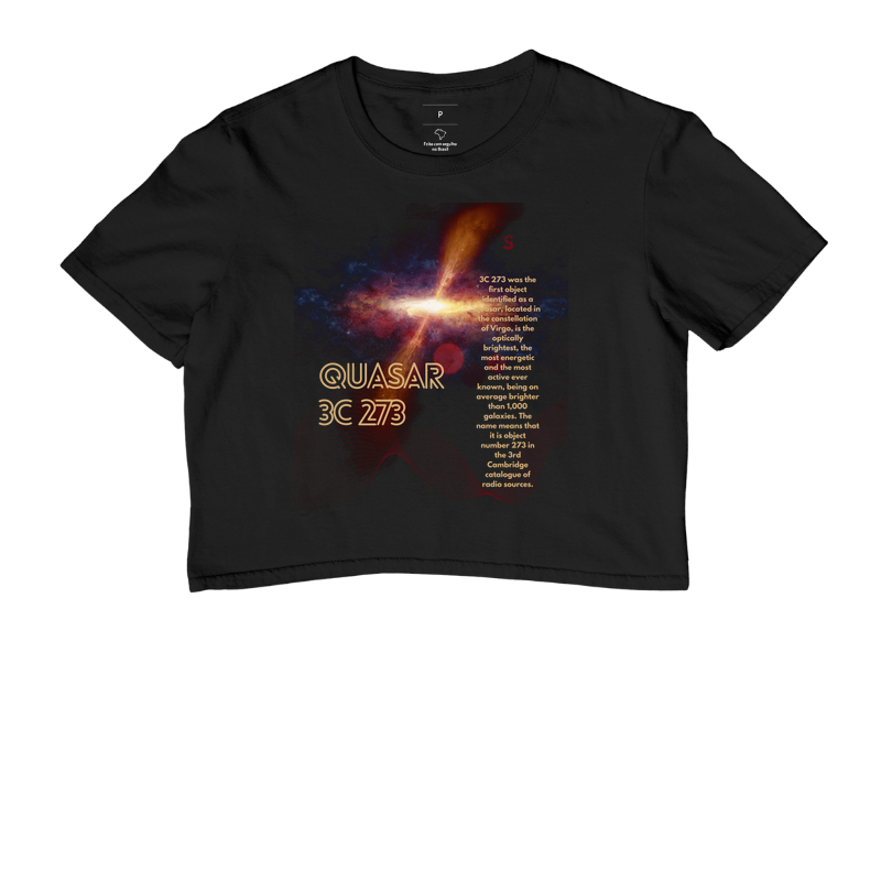 Quasar 3C 273 Camiseta Supernova Estampada 