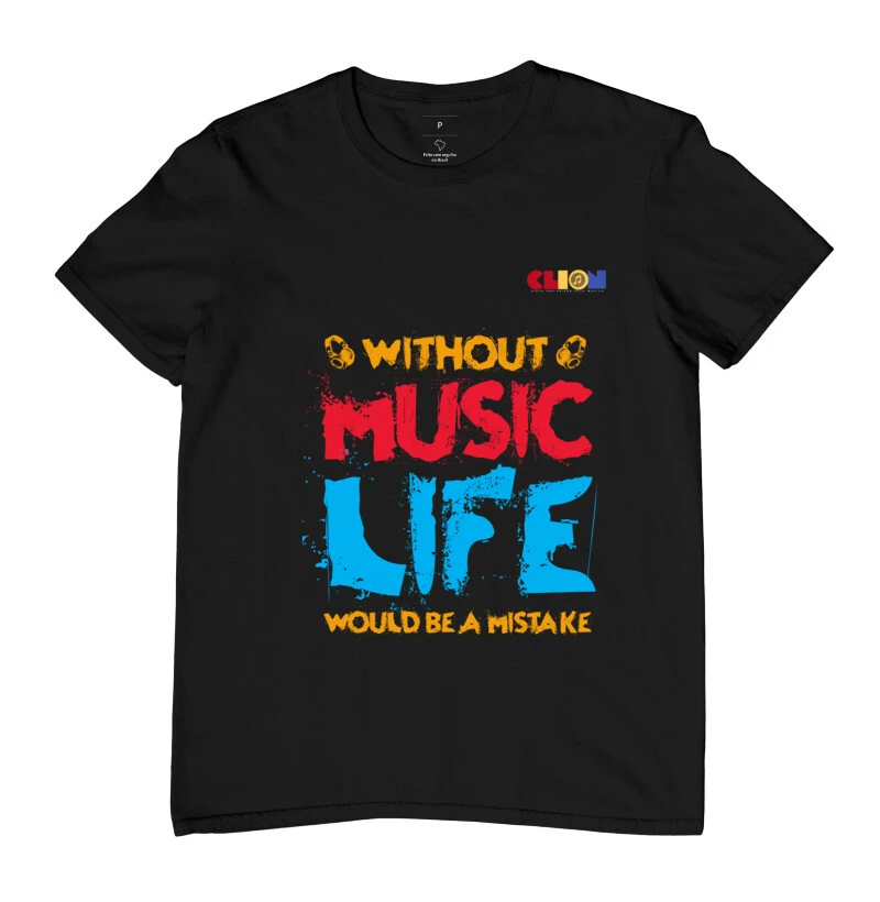 camiseta without music be a mistake