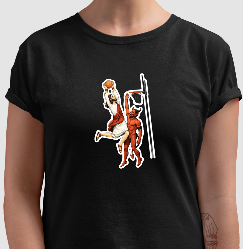 Camiseta "Jesus basquete"