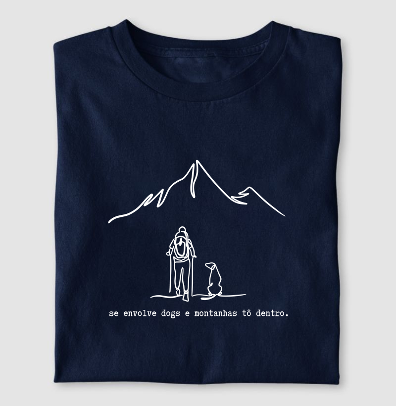 Camiseta Dogs e Montanhas