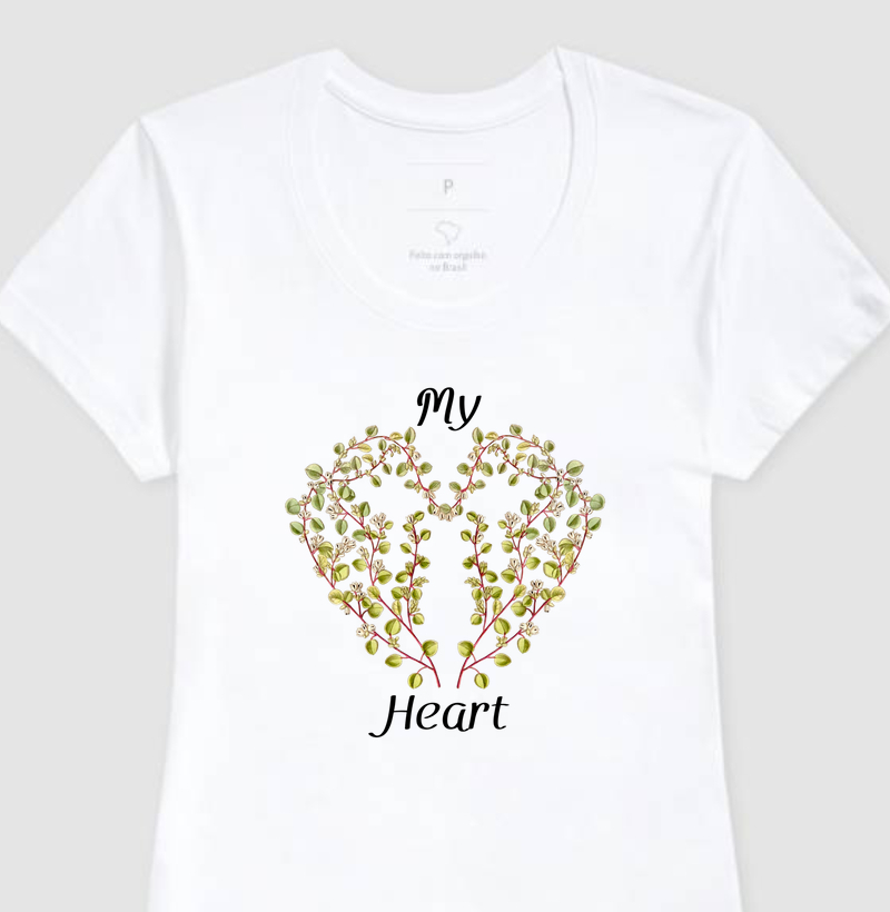Camiseta Feminina My Heart