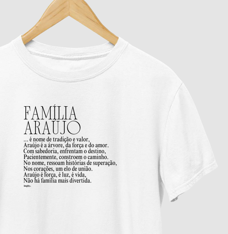 FAMÍLIA ARAÚJO | Algodão Premium