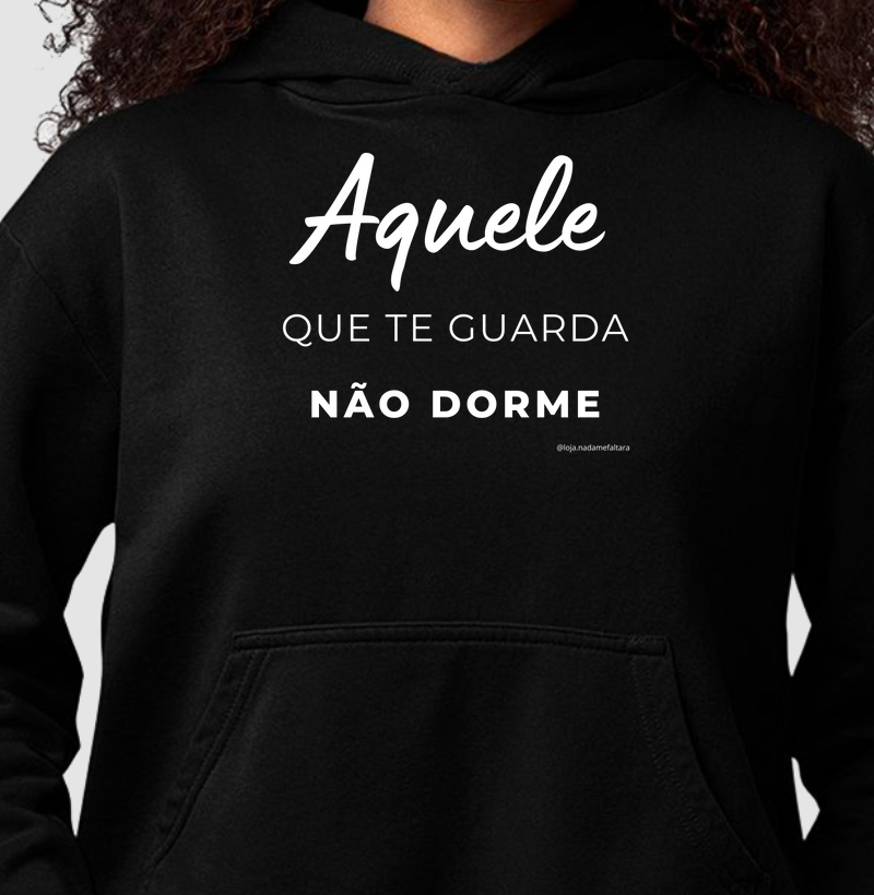 Moletom com capuz Salmo 121:3