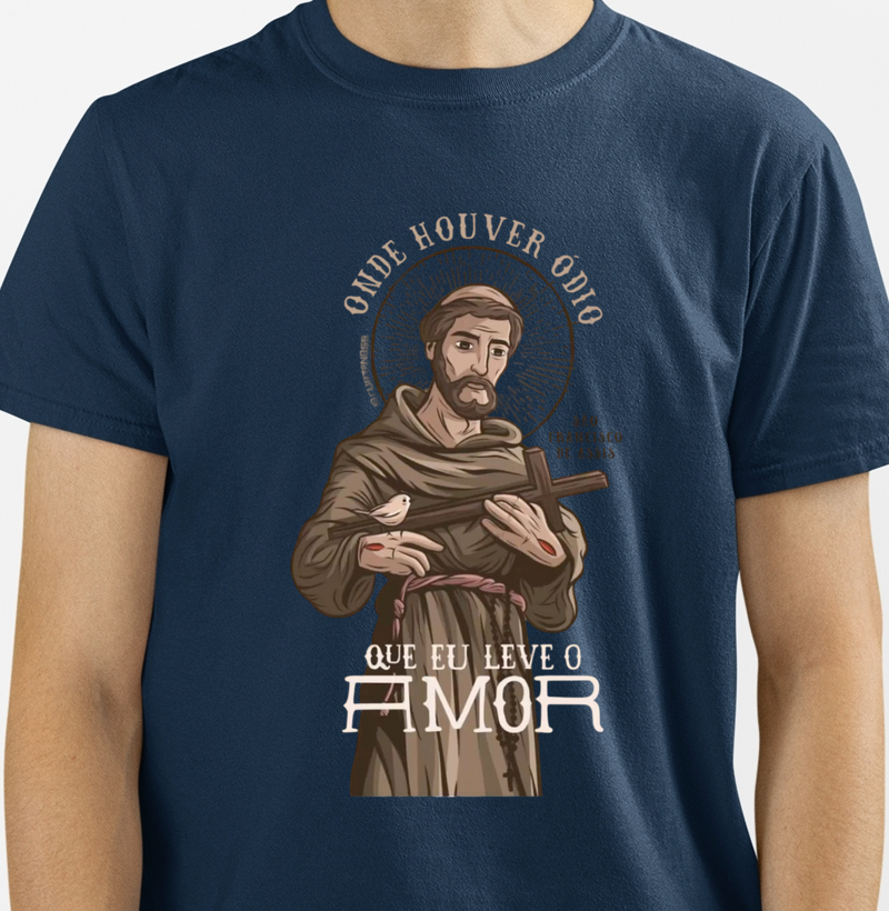 Camiseta São Francisco de Assis