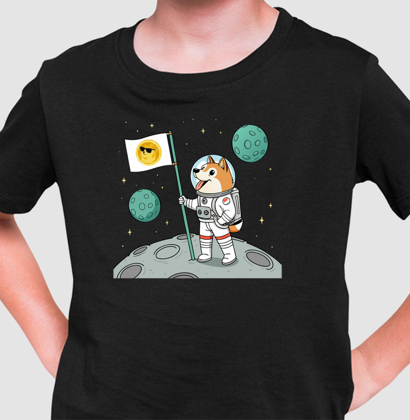 Camiseta Dogecoin Astronauta 