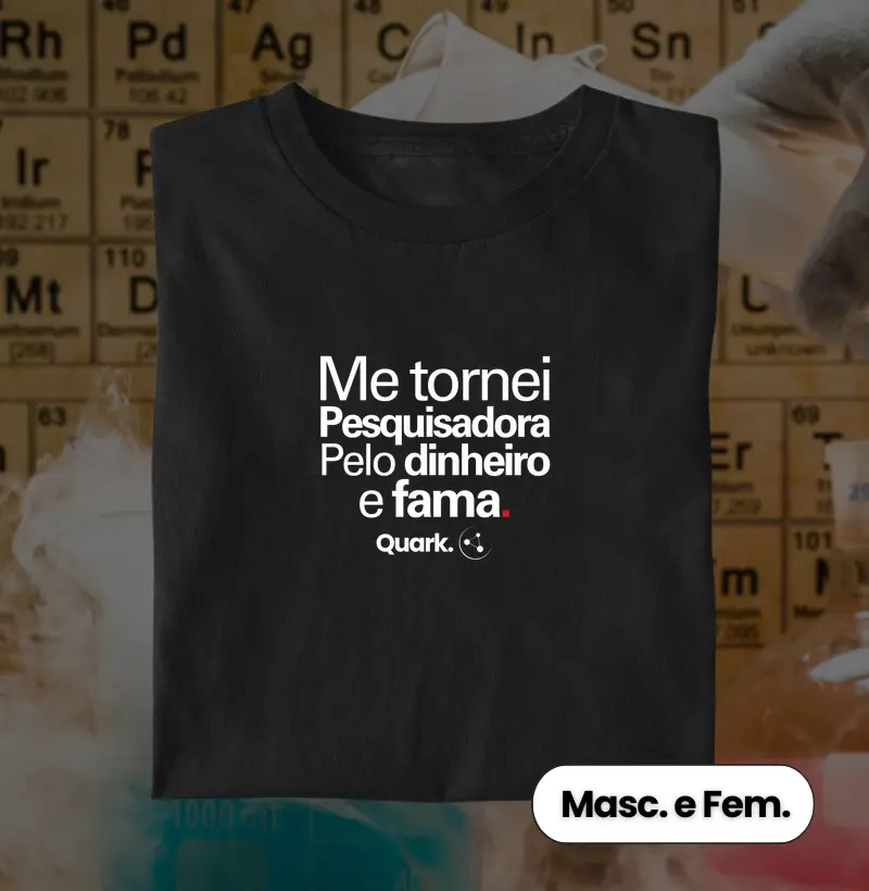 Pesquisadora pela fama!