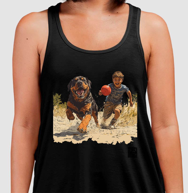 Rottweiler e criança