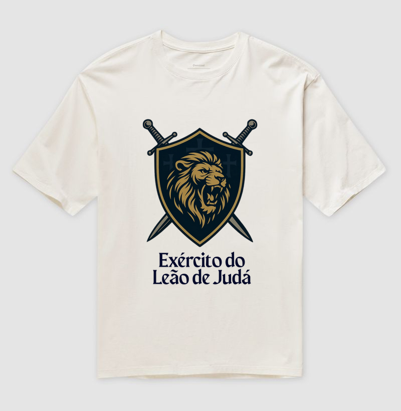 Camiseta Algodão Peruano - Leão de Judá- Marca