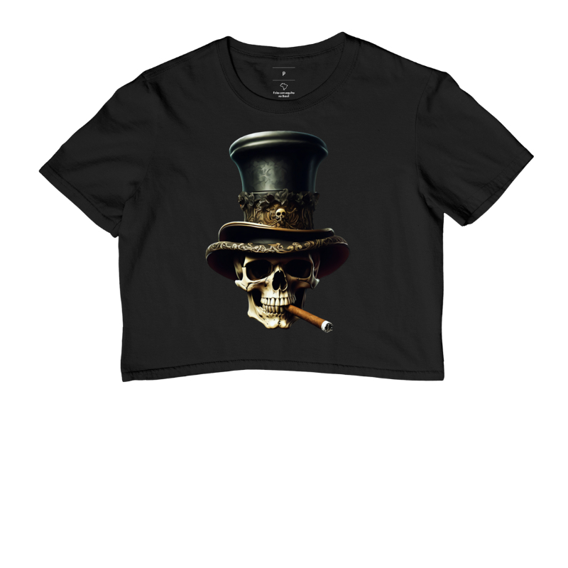 Cropped Skull Smoke