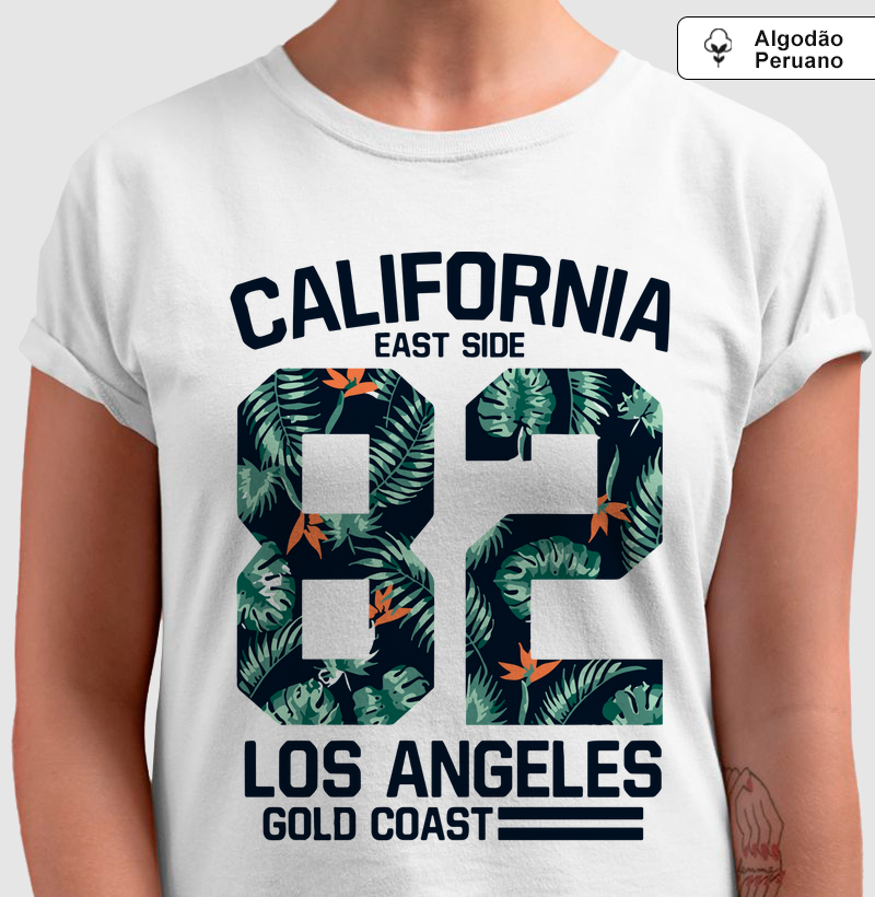 Camiseta Algodão Peruana - Califórnia
