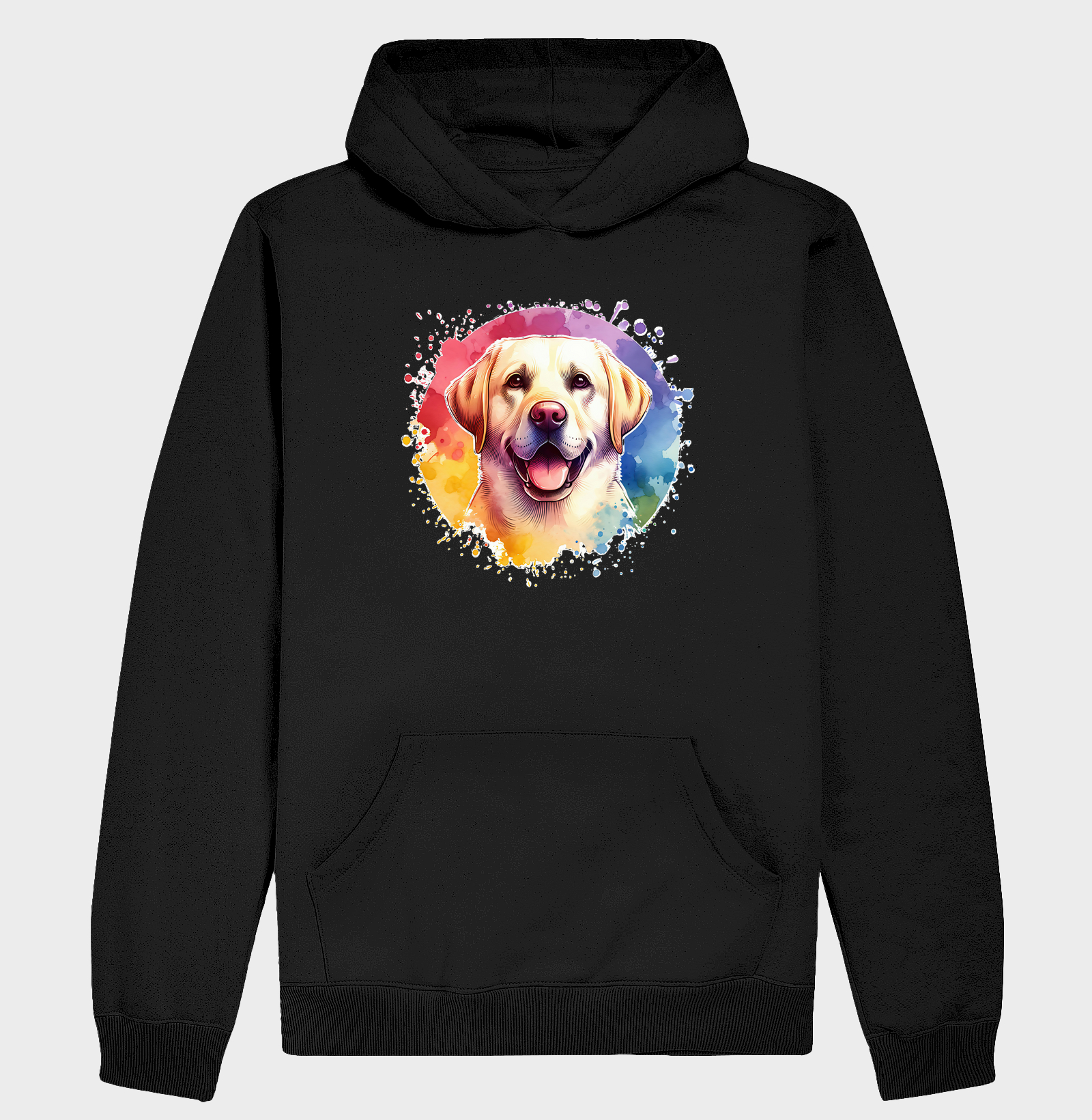 Hoodie Moletom OMD - Labrador Aquarela Splash