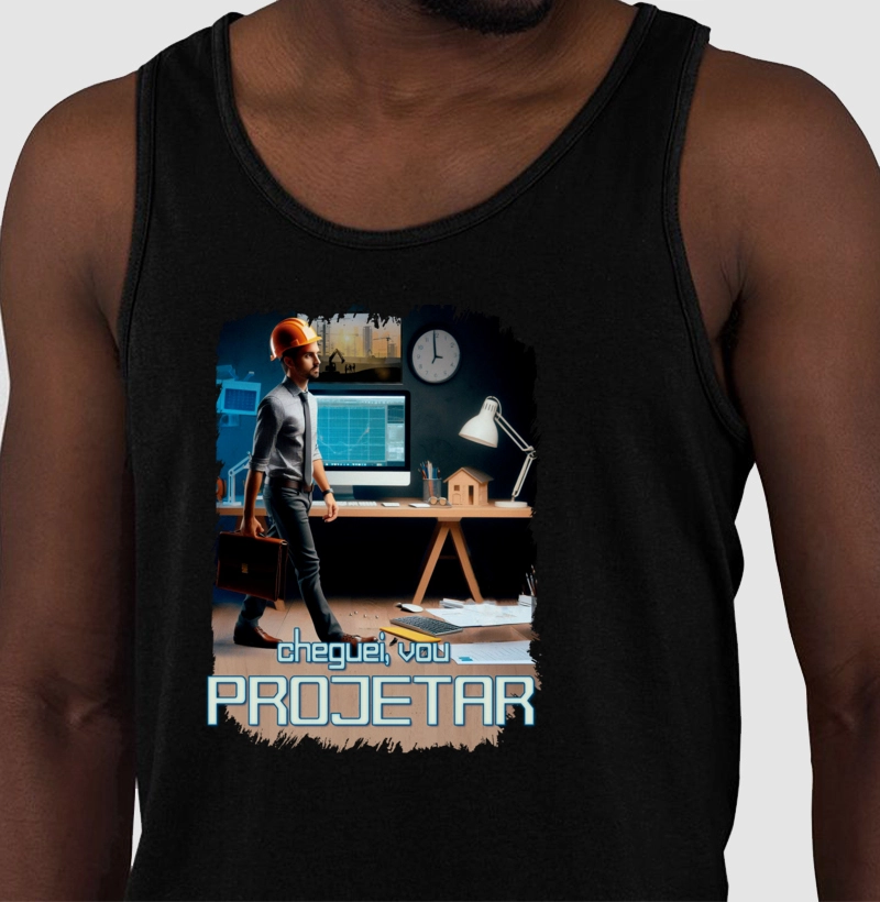 Cheguei, vou projetar