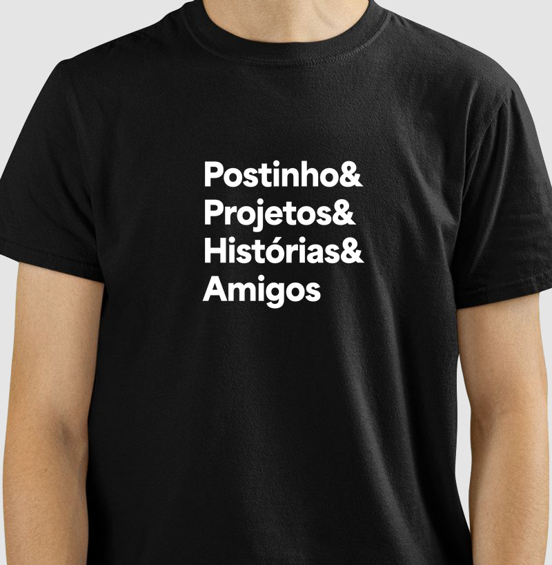 Camiseta Postinho & Amigos