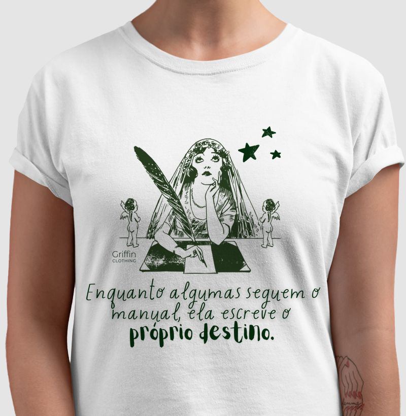 CAMISETA FEMININA FORA DO MANUAL
