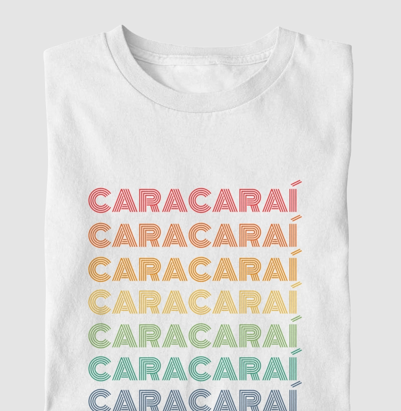 Caracaraí Letreiro Retrô