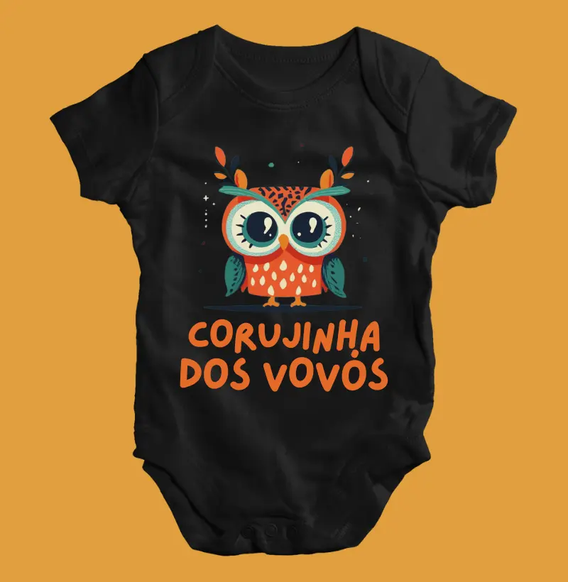 Corujinha dos Vovós (body bebê)