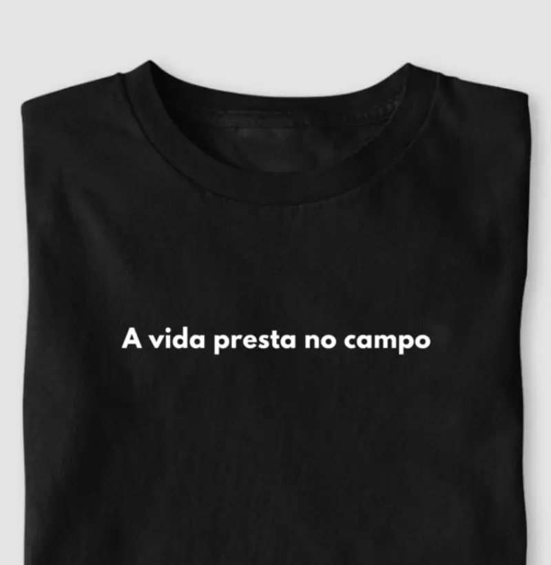a vida presta no campo