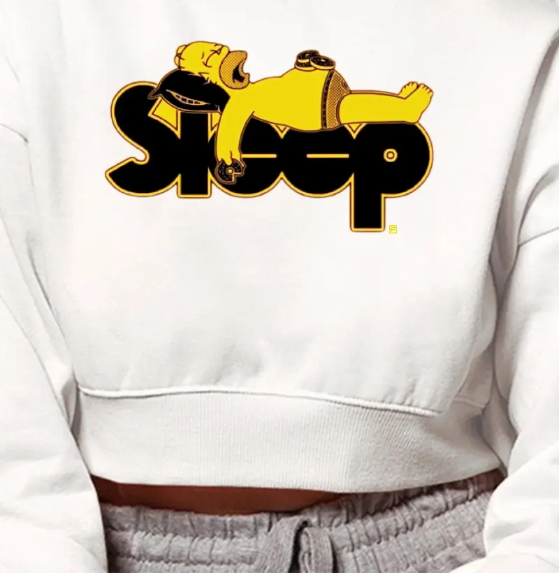 Cropped Moletom Homer Simpson Sleep