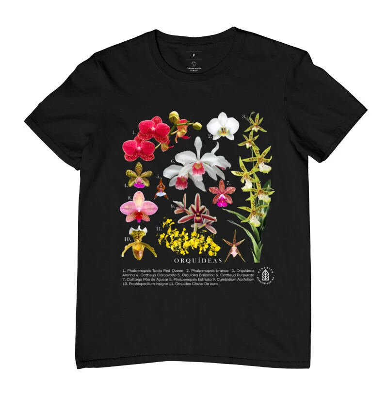 Camiseta Orquídeas