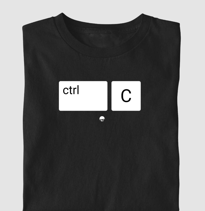 Camiseta CTRL + C, CTRL + V