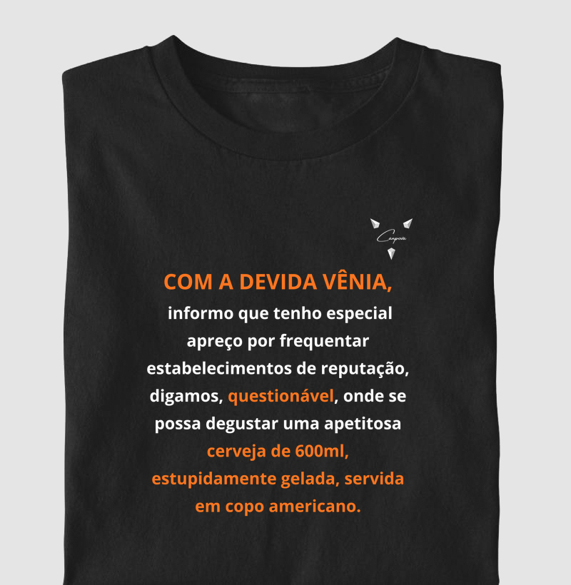 "Devida vênia"